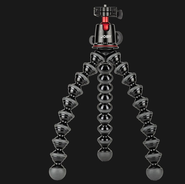 JOBY GorillaPod 38.5cm Adjustable Tripod for Camera (Flexible Legs, Black)