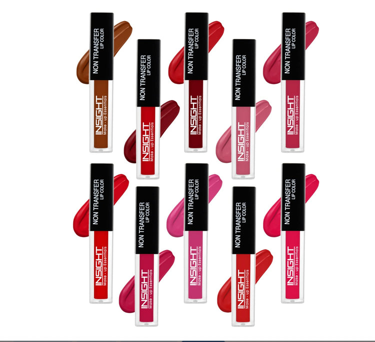 Insight Cosmetics Glossy Lipstick Combo (Pack of 10)