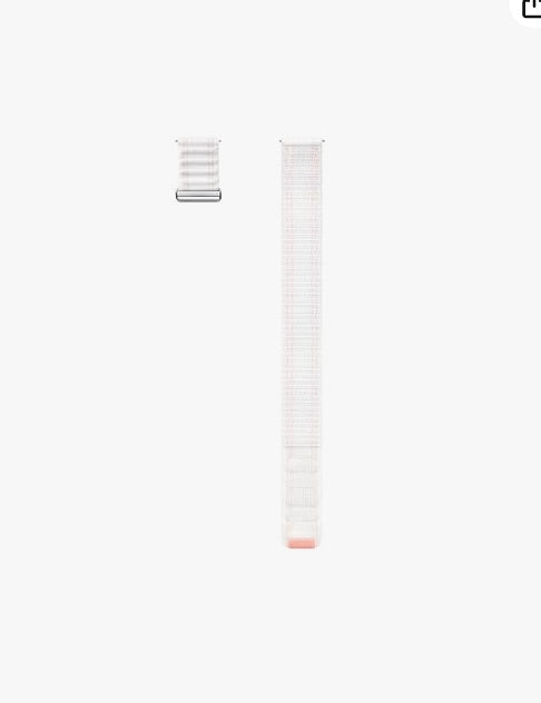 Samsung Galaxy Watch7 Fabric Band S/M, Pink White