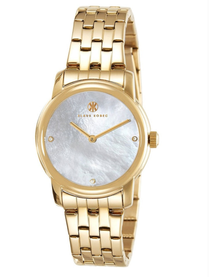 Klaus Kobec Women Gold-Toned Analogue Watch KK-10028-44