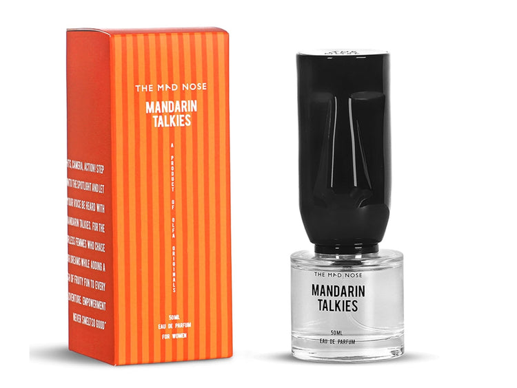 Mandarin Talkies Eau De Parfum for Women 50ml | Floral & Citrus Perfume | 20% Concentrate | Long Lasting Fragrance